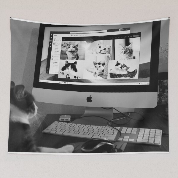 Item preview, Teleworking Cats designed and sold by Namelesssss458.