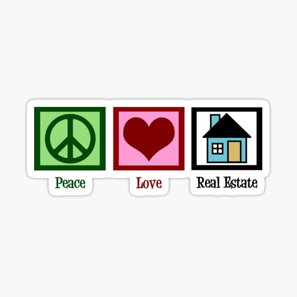 Item preview, Peace Love Real Estate - Realtor designed and sold by Epic Love Designs.
