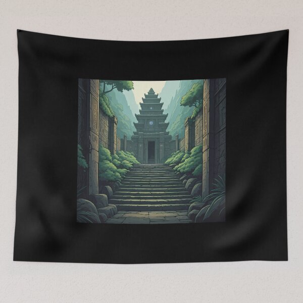 Item preview, Ancient Temple designed and sold by AICreativeArts.