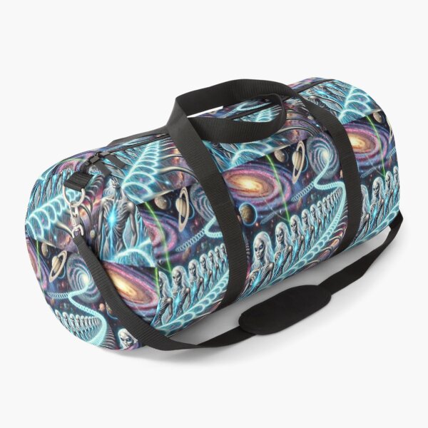 Item preview, "Journey Through the Infinite Cosmos – Alien Clones on a Celestial Skywalk" designed and sold by Meta2Physical.