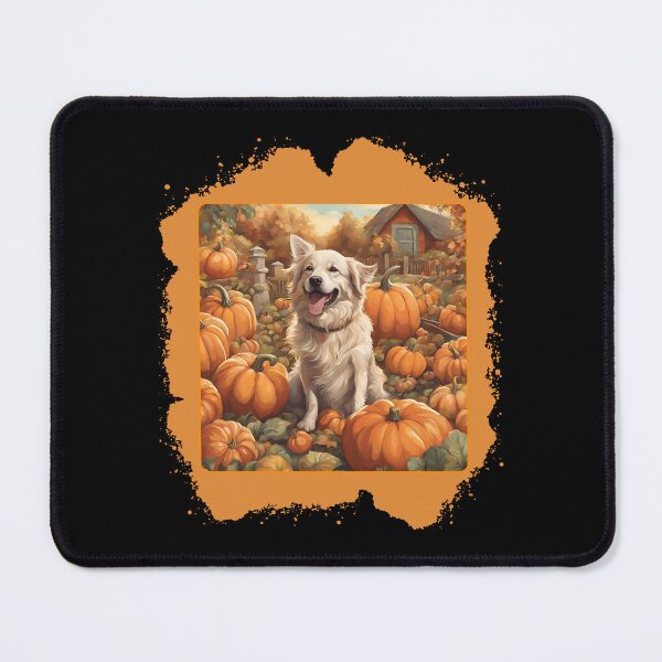 Item preview, Halloween Pumpkins Pumpkin Dog Autumn Animals designed and sold by Design_Your_Day.