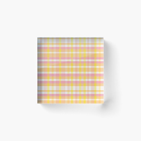 Item preview, Pink and Yellow Plaid designed and sold by RosacStudio.