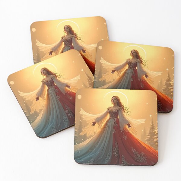 Item preview, Sun-filled Angel: Golden Light & Divine Peace Art  designed and sold by ArtByAavelle.