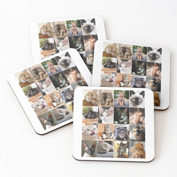Item preview, I Love Cats Photo Collage designed and sold by ColorfulPrints.