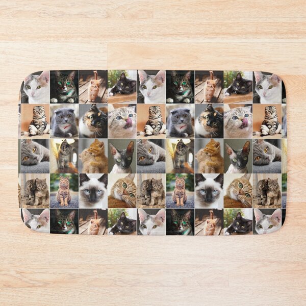 Item preview, I Love Cats Photo Collage designed and sold by ColorfulPrints.