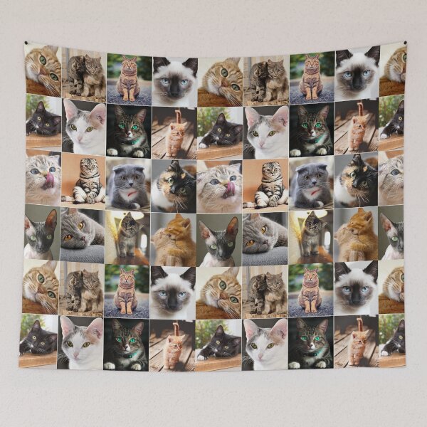 Item preview, I Love Cats Photo Collage designed and sold by ColorfulPrints.