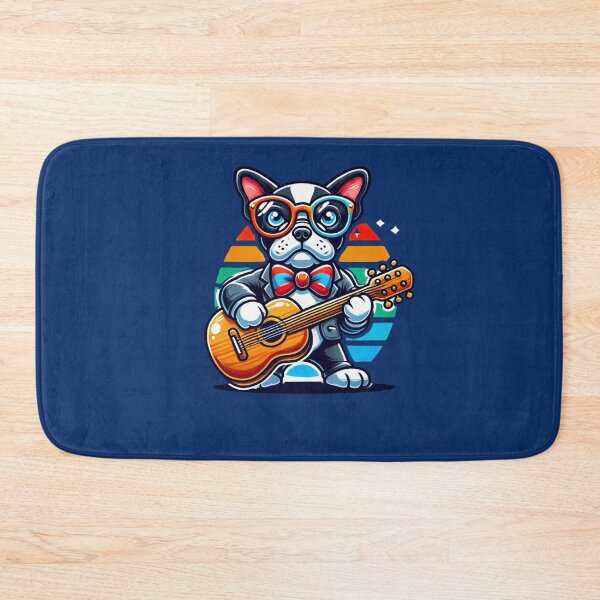 Item preview, Cute French Bulldog Playing a Guitar designed and sold by Right-UR.