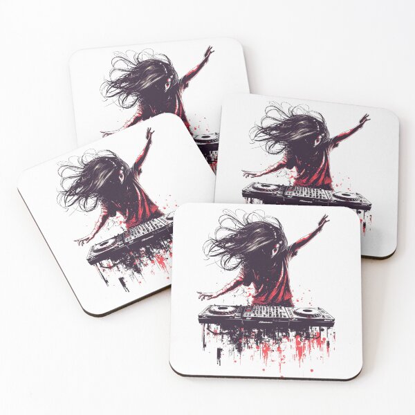 Item preview, DJ Girl Dancing designed and sold by Sketch-Shack.