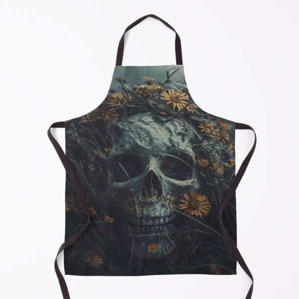 Item preview, one more skull with flowers / dejco dejco.art domin designed and sold by dejco.art.
