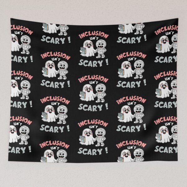 Item preview, inclusion isnt scary sped teacher ghost mummy designed and sold by ArtFeverShop.
