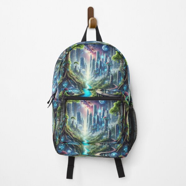Item preview, Futuristic Harmony: The City of Nature and Technology designed and sold by Meta2Physical.