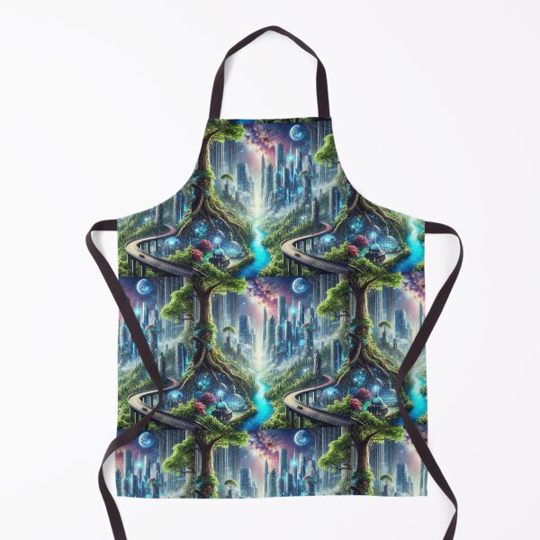 Item preview, Futuristic Harmony: The City of Nature and Technology designed and sold by Meta2Physical.