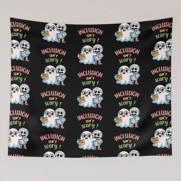 Item preview, inclusion isnt scary sped teacher ghost mummy designed and sold by ArtFeverShop.
