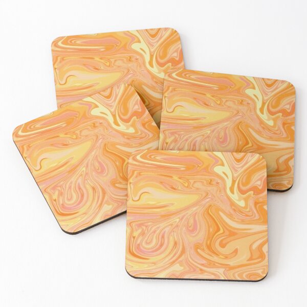 Item preview, Orange marble designed and sold by adoredigitals.