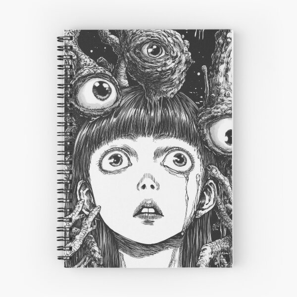 Item preview, Eyes That Mourn – black and white horror manga anime girl designed and sold by ForsakenFrames.