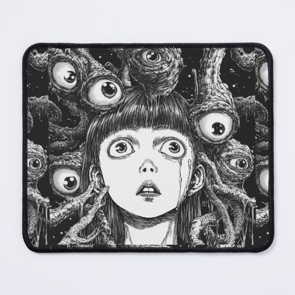 Item preview, Eyes That Mourn – black and white horror manga anime girl designed and sold by ForsakenFrames.