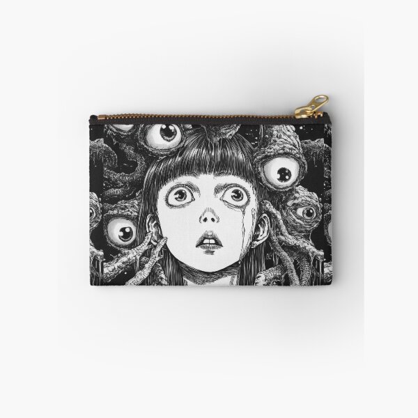 Item preview, Eyes That Mourn – black and white horror manga anime girl designed and sold by ForsakenFrames.