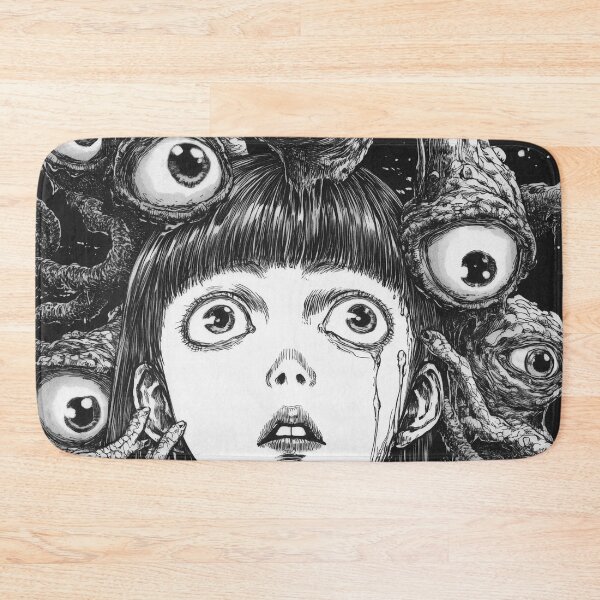 Item preview, Eyes That Mourn – black and white horror manga anime girl designed and sold by ForsakenFrames.