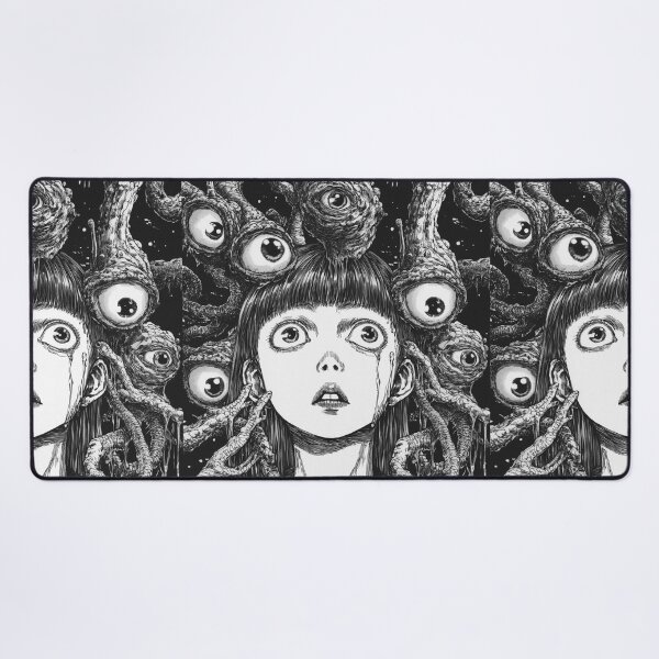 Item preview, Eyes That Mourn – black and white horror manga anime girl designed and sold by ForsakenFrames.