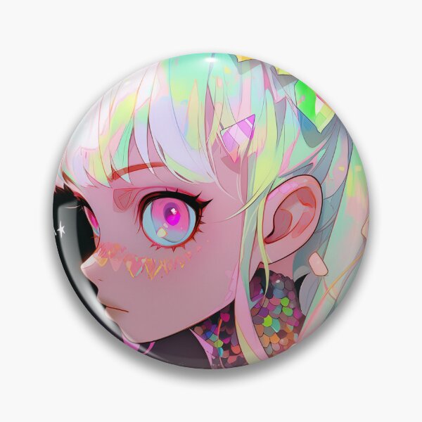 Item preview, Cute Crystal Pastel Pink Anime Girl designed and sold by bubblegoth.