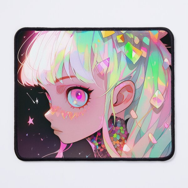 Item preview, Cute Crystal Pastel Pink Anime Girl designed and sold by bubblegoth.