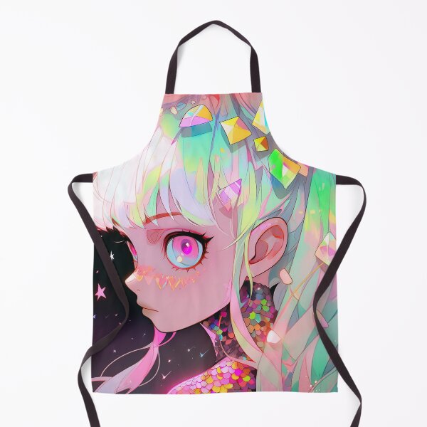 Item preview, Cute Crystal Pastel Pink Anime Girl designed and sold by bubblegoth.