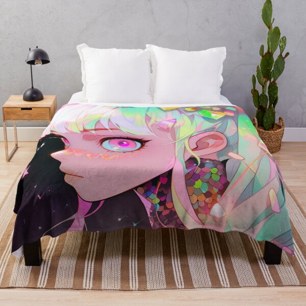 Item preview, Cute Crystal Pastel Pink Anime Girl designed and sold by bubblegoth.