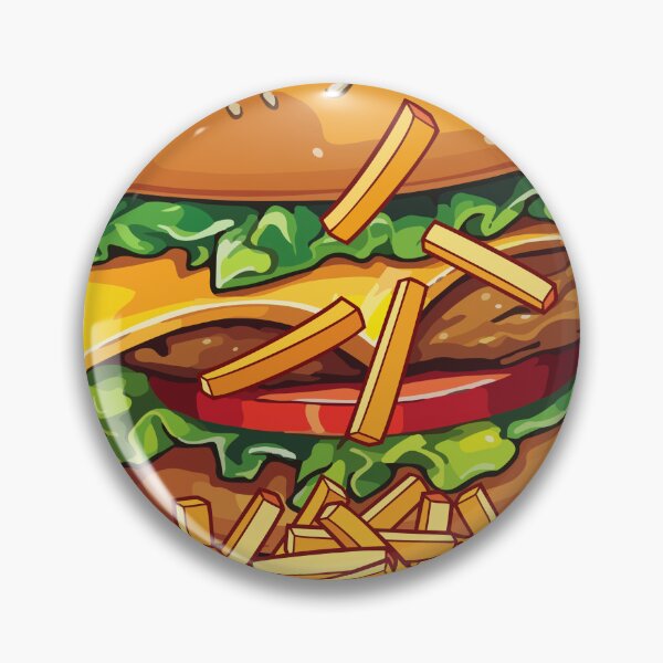 Item preview, Fries and Burgers Go Together Perfectly designed and sold by yuki-hana.