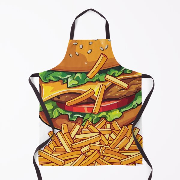 Item preview, Fries and Burgers Go Together Perfectly designed and sold by yuki-hana.