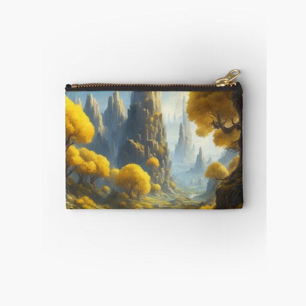 Item preview, Cheese Planet Fantasy Landscape with Yellow Trees designed and sold by hjian8219.