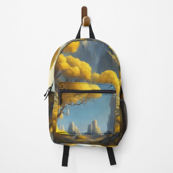 Item preview, Cheese Planet Fantasy Landscape with Yellow Trees designed and sold by hjian8219.