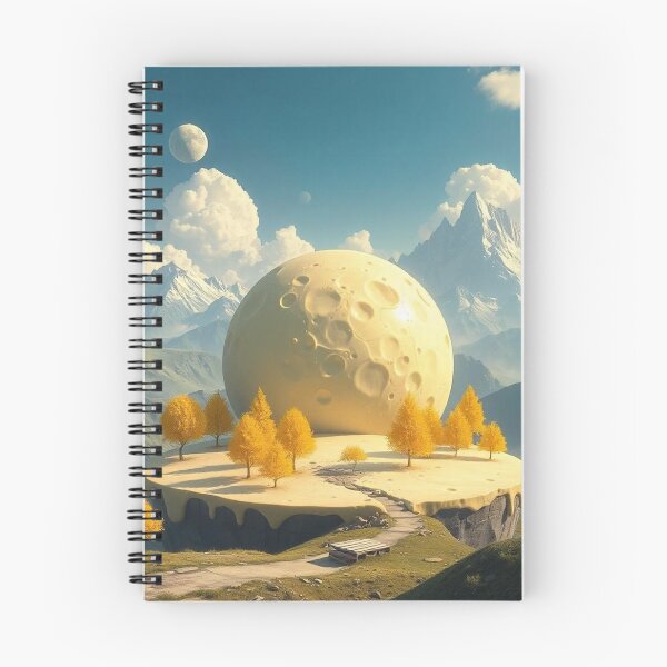 Item preview, Cheese Planet Fantasy Landscape with Yellow Trees designed and sold by hjian8219.
