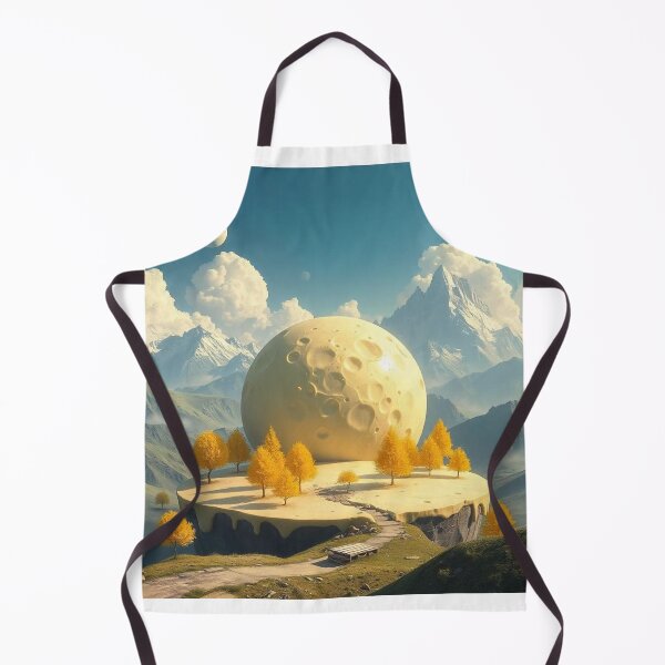 Item preview, Cheese Planet Fantasy Landscape with Yellow Trees designed and sold by hjian8219.