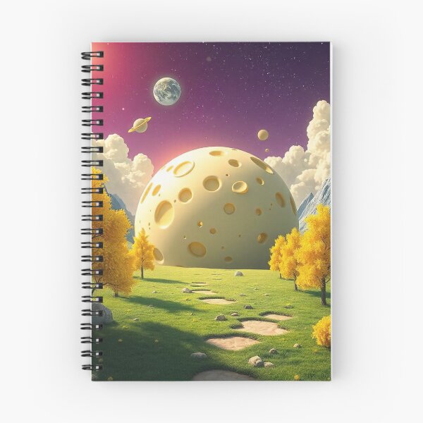Item preview, Cheese Planet Fantasy Landscape with Yellow Trees designed and sold by hjian8219.