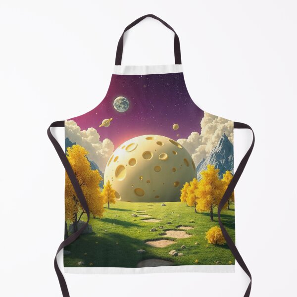 Item preview, Cheese Planet Fantasy Landscape with Yellow Trees designed and sold by hjian8219.