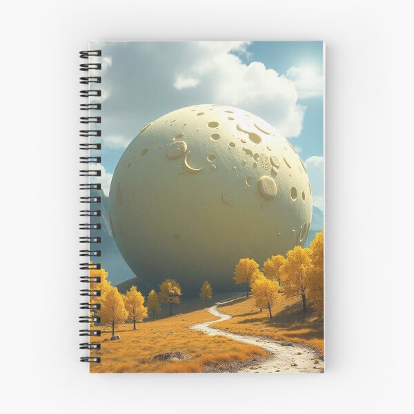 Item preview, Cheese Planet Fantasy Landscape with Yellow Trees designed and sold by hjian8219.