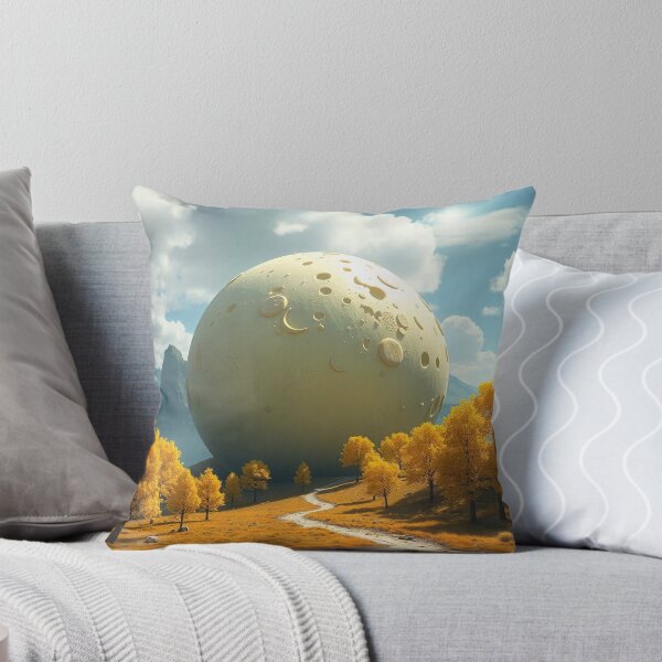 Item preview, Cheese Planet Fantasy Landscape with Yellow Trees designed and sold by hjian8219.