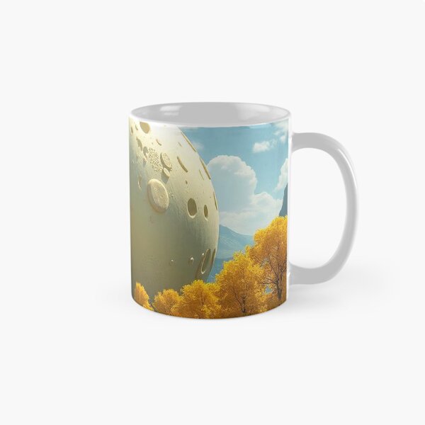 Item preview, Cheese Planet Fantasy Landscape with Yellow Trees designed and sold by hjian8219.
