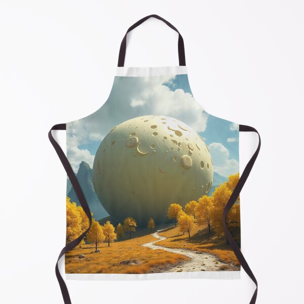 Item preview, Cheese Planet Fantasy Landscape with Yellow Trees designed and sold by hjian8219.