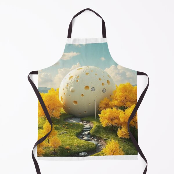 Item preview, Cheese Planet Fantasy Landscape with Yellow Trees designed and sold by hjian8219.