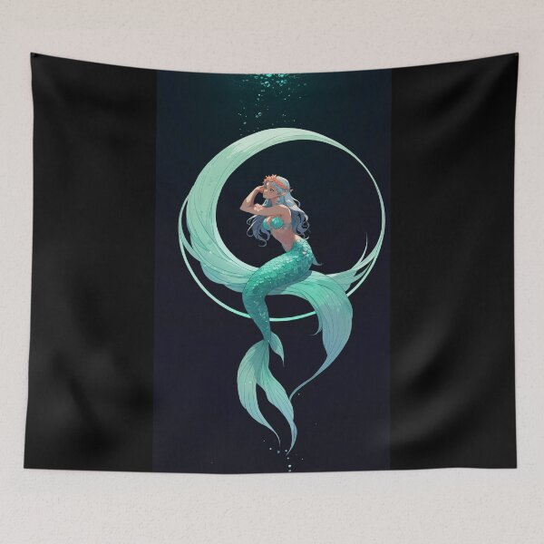 Item preview, Sirenasworld-La Sirena-in a black hole with background three designed and sold by SirenasWorld.
