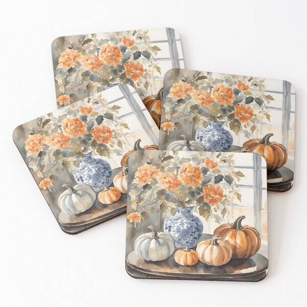 Item preview, Día de otoño con jarrón chinoiserie designed and sold by TheChinoiserie.