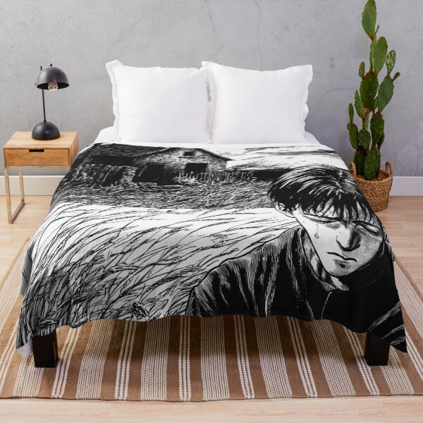 Item preview, Feeling the Echoes – black and white melancholic manga anime boy designed and sold by ForsakenFrames.