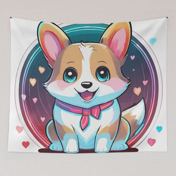 Item preview, Cute Corgi 2 designed and sold by 3dvirtualand.