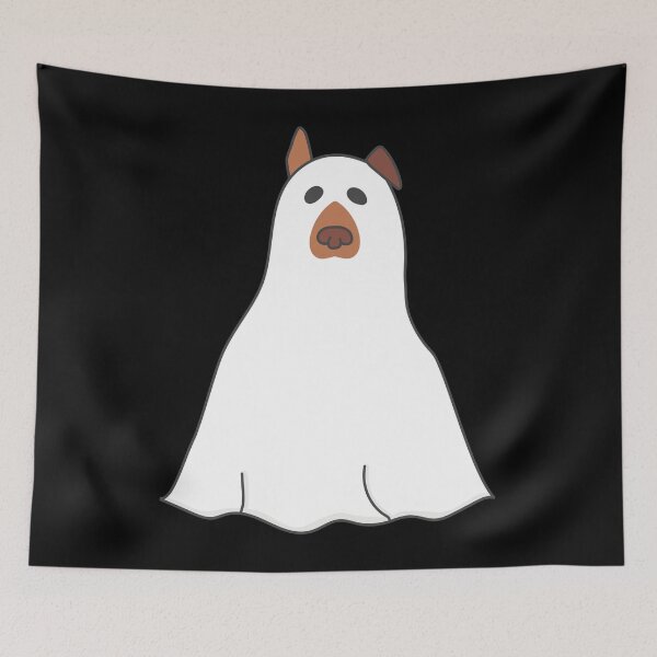 Item preview, halloween ghost dog creepy cute designed and sold by Gossip Rag.