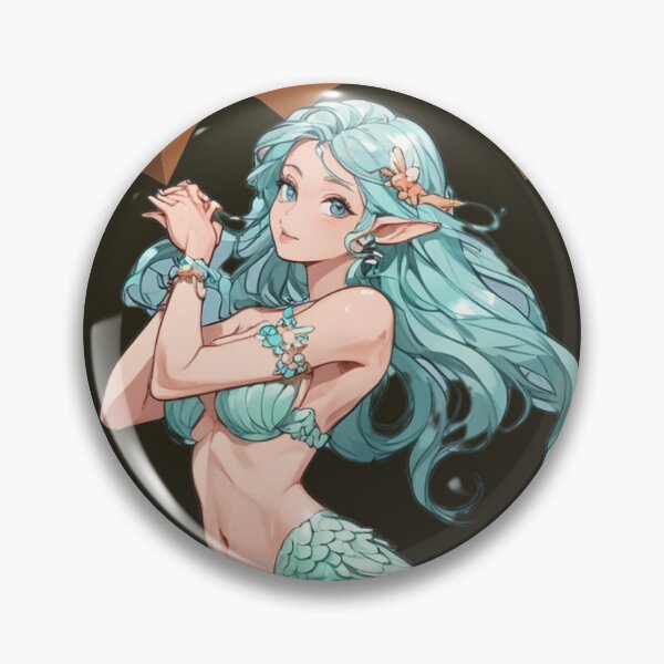 Item preview, -La Sirena-in a black hole three and fun-elf mermaid designed and sold by SirenasWorld.