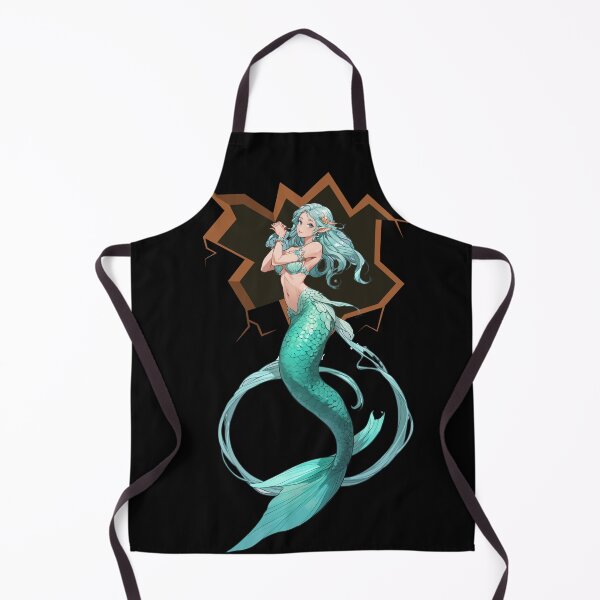 Item preview, -La Sirena-in a black hole three and fun-elf mermaid designed and sold by SirenasWorld.