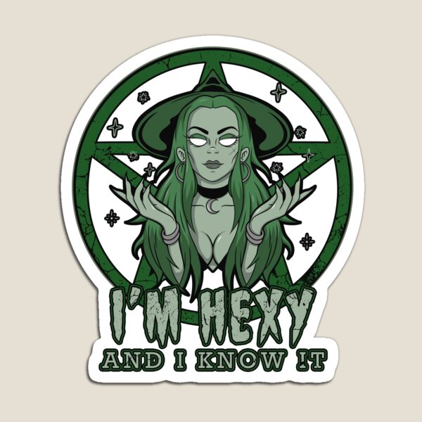 Item preview, Hexy Witch (Green) designed and sold by JoeyDraperArt.