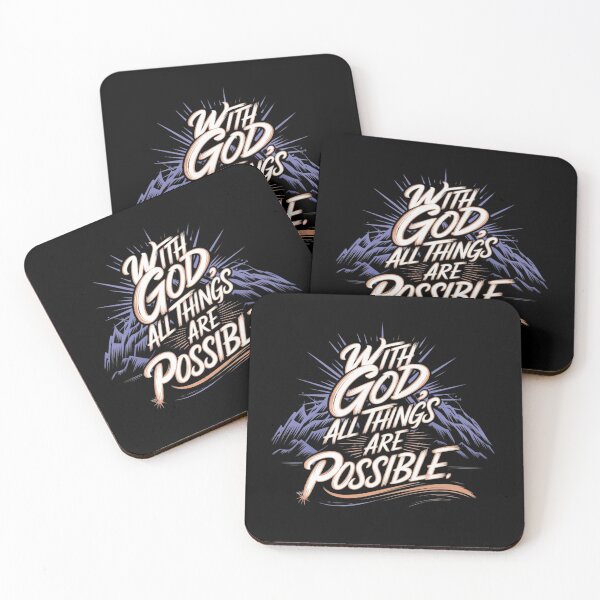 Item preview, With God All Things Are Possible designed and sold by DestinyReborn.