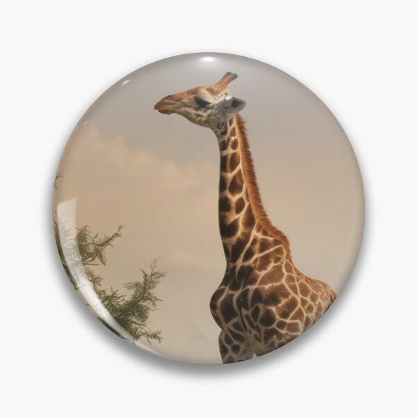 Item preview, Giraffe Standing Tall in the Jungle designed and sold by pmah26.